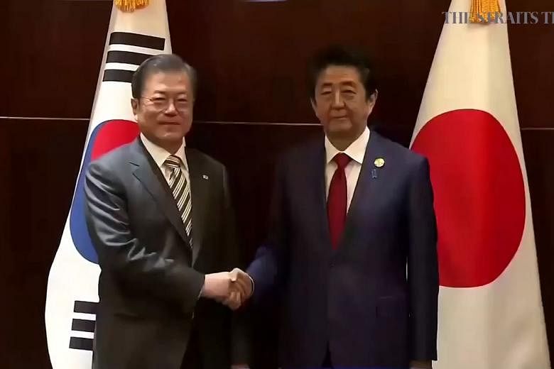 Presiden Jepang Shinzo Abe mengatakan kepada China tidak ada perbaikan dalam hubungan tanpa stabilitas di Laut China Timur