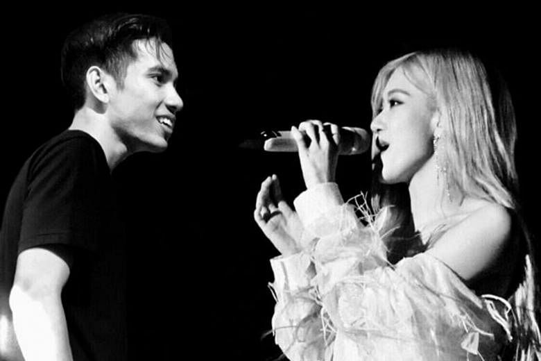Penyanyi Blackpink Rose berpose dengan penyanyi Malaysia Naim Daniel? Itu bohong, penggemar asap