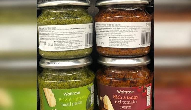 SFA menarik 2 produk pesto Waitrose karena alergen kacang yang tidak diumumkan