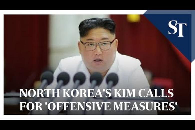 Korea Utara membuat dunia menebak-nebak dengan pertemuan partai yang panjang karena Kim menekankan perlunya tindakan ‘ofensif’
