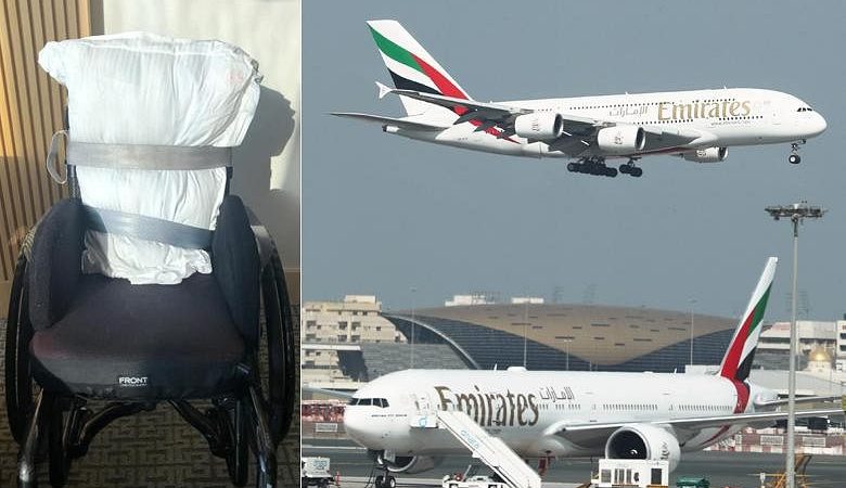 Emirates meminta maaf kepada penumpang setelah kehilangan kursi belakang kursi rodanya