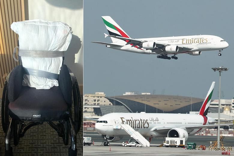 Emirates meminta maaf kepada penumpang setelah kehilangan kursi belakang kursi rodanya