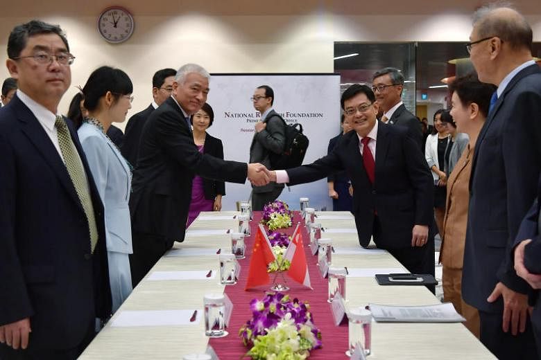 Perjanjian tinta Singapura dan China tentang sains, teknologi, dan inovasi